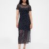 Mesh-Maxikleid