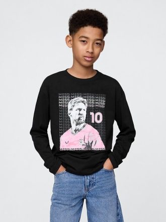 Messi-Grafik-T-Shirt für Kinder