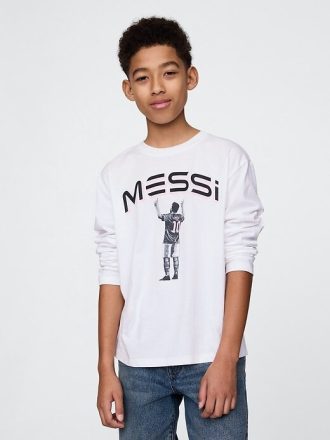 Messi-Grafik-T-Shirt für Kinder