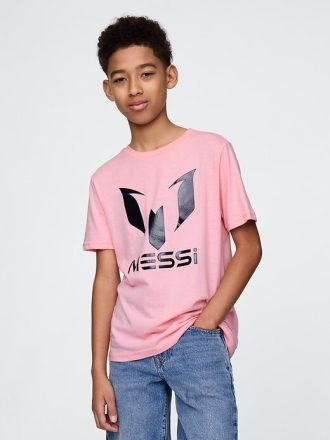 Messi-Grafik-T-Shirt für Kinder