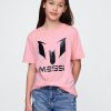 Messi-Grafik-T-Shirt für Kinder