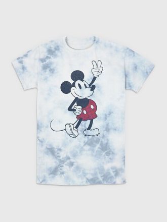 Mickey und Freunde – T-Shirt mit Batik-Grafik und Mickey