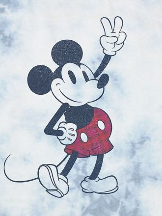 Mickey und Freunde – T-Shirt mit Batik-Grafik und Mickey