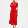 Midi-Hemdkleid aus Leinenmischung Midi-Hemdkleid aus Leinenmischung