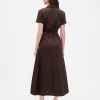 Midi-Hemdkleid aus Leinenmischung Midi-Hemdkleid aus Leinenmischung
