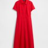 Midi-Hemdkleid aus Leinenmischung Midi-Hemdkleid aus Leinenmischung