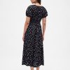 Midikleid mit Puffärmeln