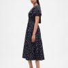 Midikleid mit Puffärmeln