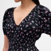 Midikleid mit Puffärmeln
