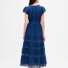 Midikleid mit Spitzenbesatz Midikleid mit Spitzenbesatz
