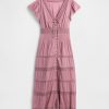 Midikleid mit Spitzenbesatz Midikleid mit Spitzenbesatz