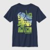Minecraft Steve und Alex VS Mobs Grafik-T-Shirt für Kinder