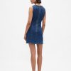 Mini-Etuikleid aus Denim Mini-Etuikleid aus Denim
