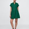 Mini-Hemdkleid aus Baumwollgaze