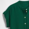 Mini-Hemdkleid aus Baumwollgaze