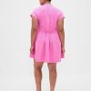 Mini-Hemdkleid aus Baumwollgaze Mini-Hemdkleid aus Baumwollgaze