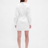 Mini-Hemdkleid aus Bio-Baumwollpopeline Mini-Hemdkleid aus Bio-Baumwollpopeline