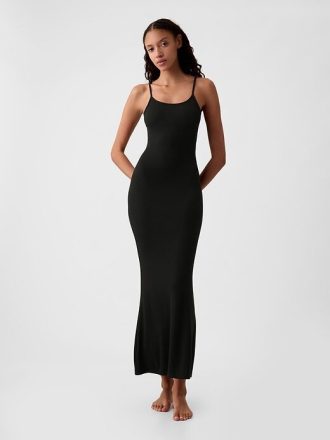 Mini Rib Pyjama-Maxikleid