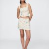 Mini-Skort aus Leinenmischung Mini-Skort aus Leinenmischung