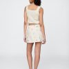 Mini-Skort aus Leinenmischung Mini-Skort aus Leinenmischung