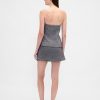 Mini-Skort mit Fischgrätenmuster Mini-Skort mit Fischgrätenmuster