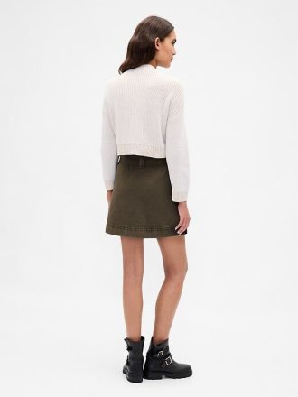 Mini-Skort mit Gürtel