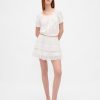 Mini-Skort mit Ösenrüschen Mini-Skort mit Ösenrüschen