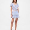 Mini-Skort mit Ösenrüschen Mini-Skort mit Ösenrüschen
