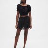 Mini-Skort mit Ösenrüschen Mini-Skort mit Ösenrüschen