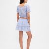 Mini-Skort mit Ösenrüschen Mini-Skort mit Ösenrüschen