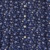 Minikleid aus Crêpe mit Blumenmuster Minikleid aus Crêpe mit Blumenmuster