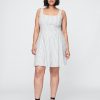 Minikleid aus Leinenmischung Minikleid aus Leinenmischung