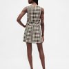 Minikleid aus Leinenmischung mit Knopfleiste vorne Minikleid aus Leinenmischung mit Knopfleiste vorne