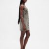 Minikleid aus Leinenmischung mit Knopfleiste vorne Minikleid aus Leinenmischung mit Knopfleiste vorne