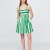 Minikleid aus Popeline mit Bindeband hinten Minikleid aus Popeline mit Bindeband hinten
