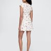 Minikleid mit Flügelärmeln aus Leinenmischung Minikleid mit Flügelärmeln aus Leinenmischung