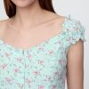 Minikleid mit Puffärmeln und Herzausschnitt Minikleid mit Puffärmeln und Herzausschnitt