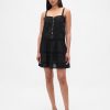 Minikleid mit Spitzenbesatz und tiefer Taille Minikleid mit Spitzenbesatz und tiefer Taille