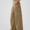 Mittelhohe Cargo-Baggy-Khakis Mittelhohe Cargo-Baggy-Khakis