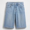 Mittelhohe, lange Jeansshorts für Kinder