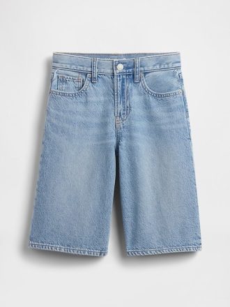 Mittelhohe, lange Jeansshorts für Kinder