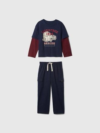 Mix & Match Cargo-Outfit-Set für Babys und Kleinkinder