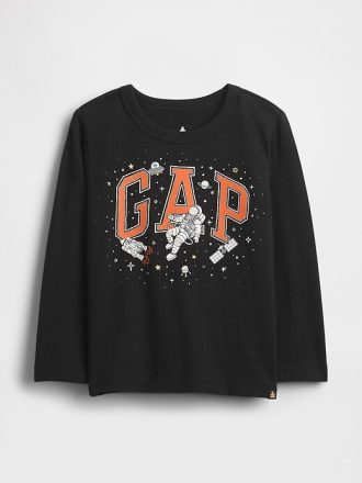Mix & Match T-Shirt mit grafischem Logo für Babys und Kleinkinder
