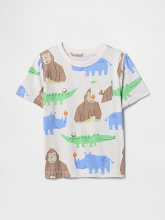 Mix & Match T-Shirt mit Tasche für Babys und Kleinkinder
