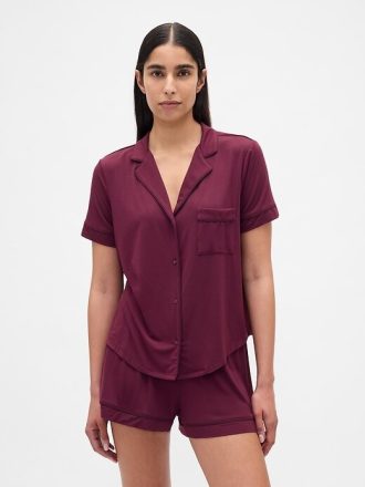 Modal-Pyjama-Oberteil