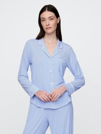 Modales Pyjama-Shirt