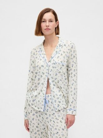 Modales Pyjama-Shirt