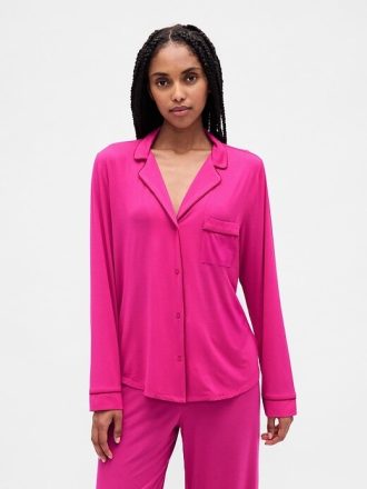 Modales Pyjama-Shirt
