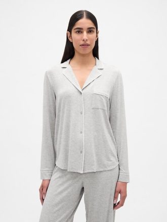 Modales Pyjama-Shirt