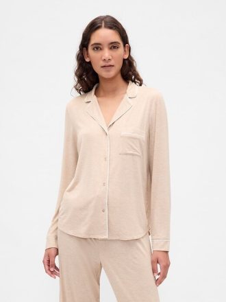 Modales Pyjama-Shirt